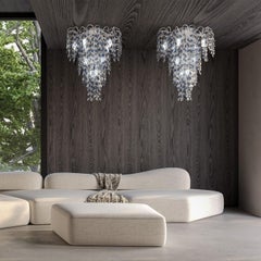 Lámpara de techo de cristal Stardust Rain