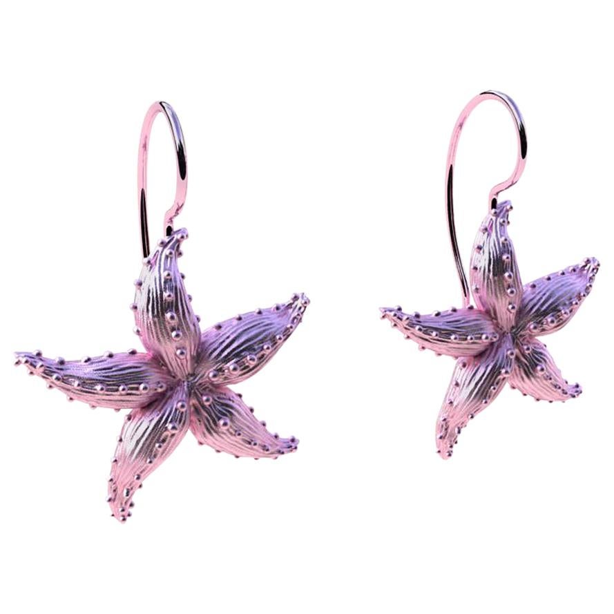 Starfish 10kp Gold Earrings For Sale