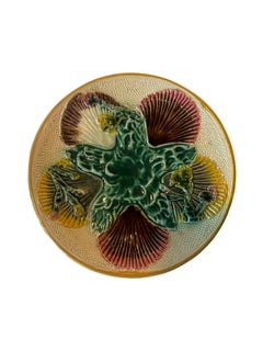 Tazza en majolique avec étoile de mer et coquillage appartenant à Andre Leon Talley