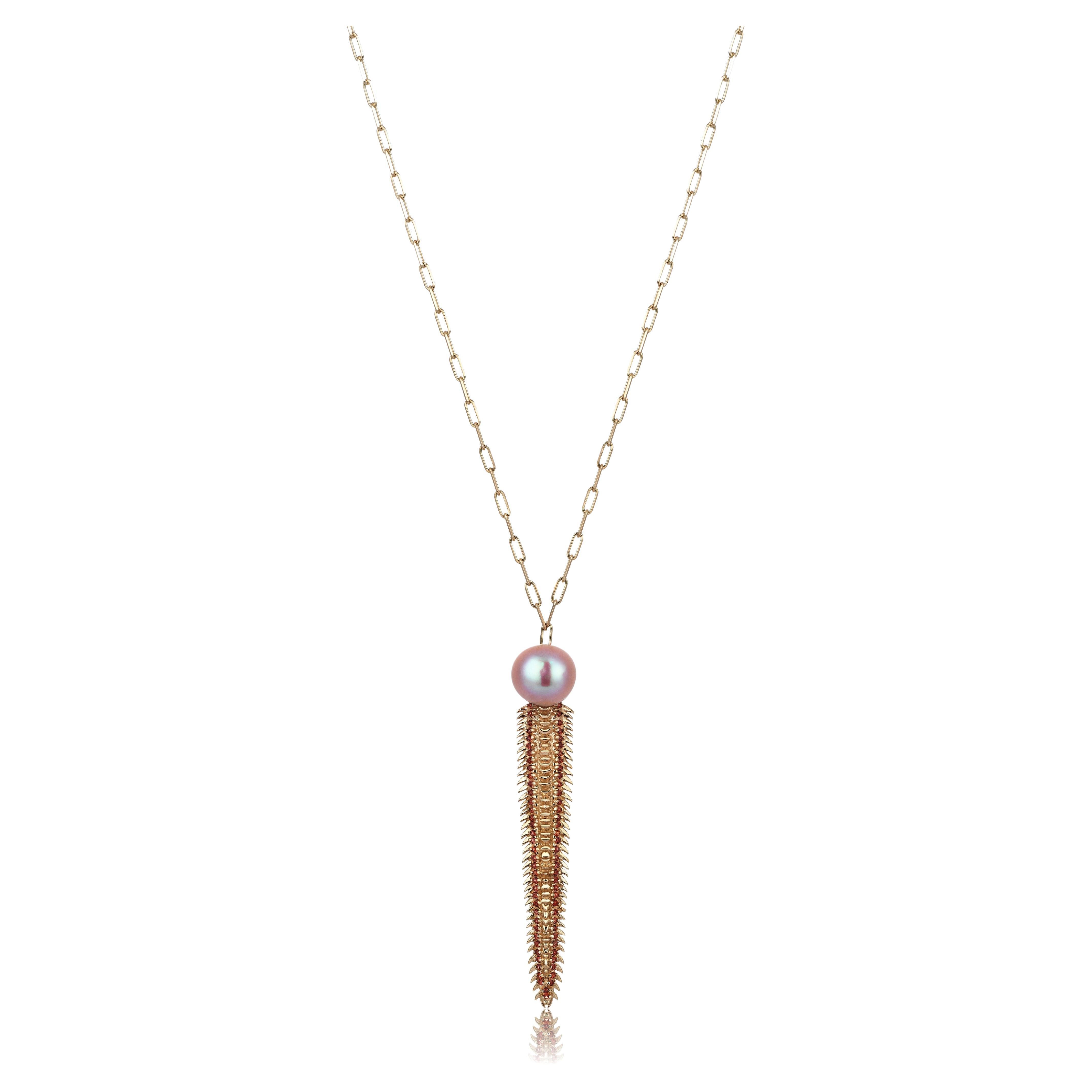 Starfish Ray with Baroque Pearl Necklace
