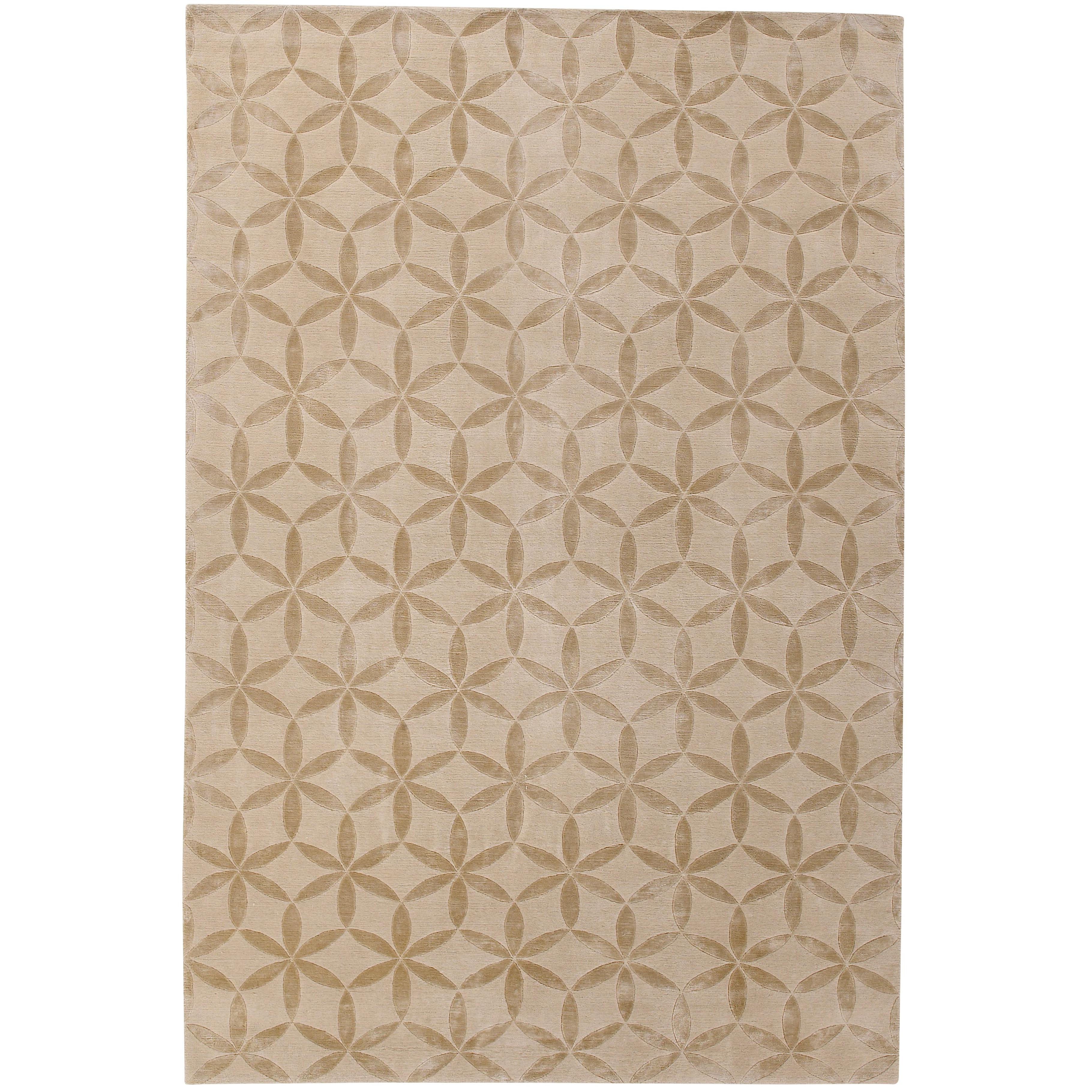Starflower Hand-Knotted 10x8 Rug in Wool and Silk by Edward Barber & Jay Osgerby For Sale