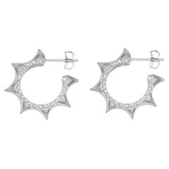 Starfruit Earrings are handcrafted from 24ct silver-plated bronze