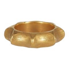 Starfruit Ring is handmade of 24ct silver-plated bronze