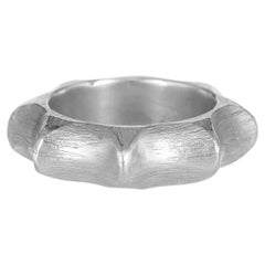 Starfruit Ring is handmade of 24ct silver-plated bronze