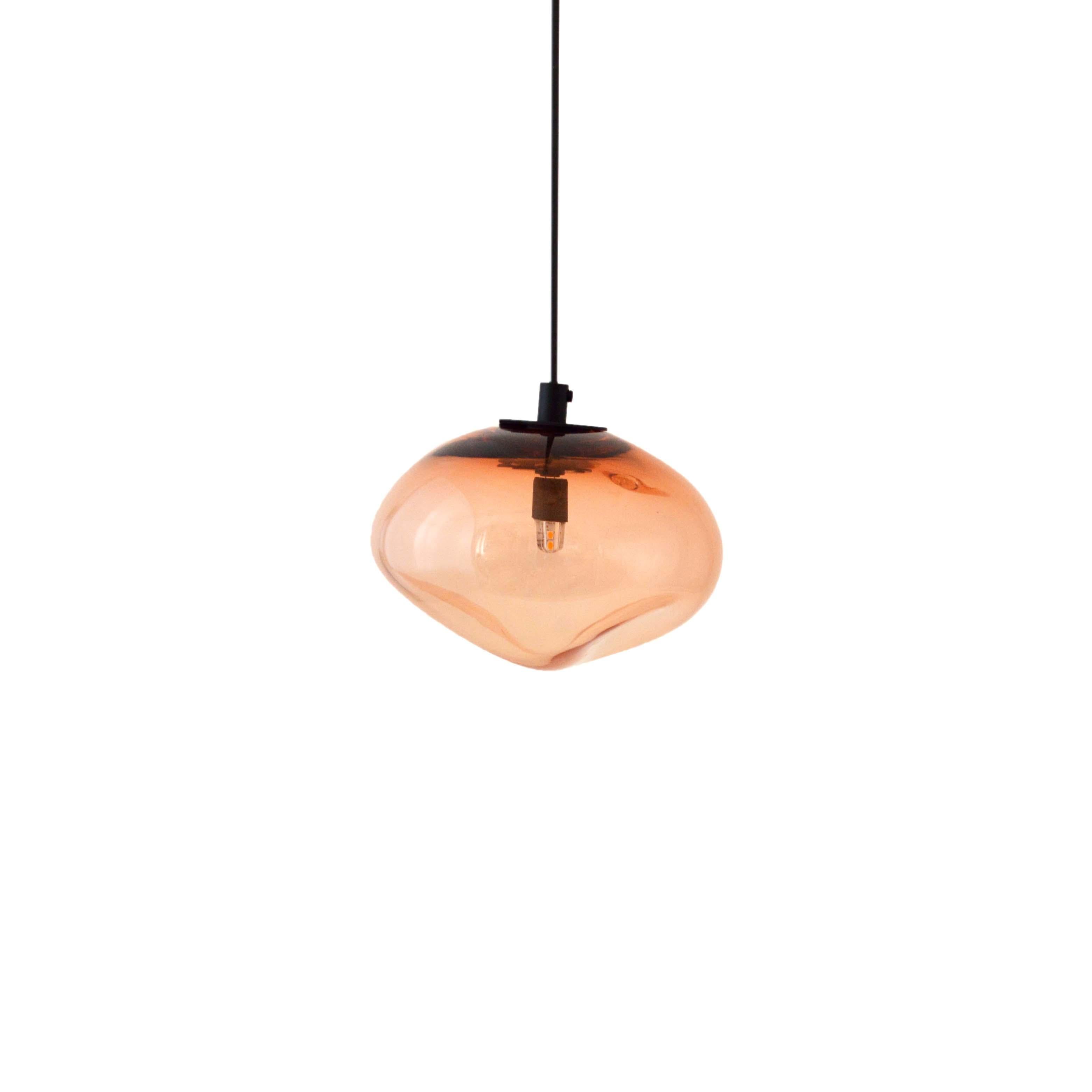 Starglow coral pendant by ELOA
No UL listed 
Material: glass, steel ,silver
Dimensions: D 15 x W 13 x H 100 cm
Also available in different colours and dimensions.

All our lamps can be wired according to each country. If sold to the USA it will be