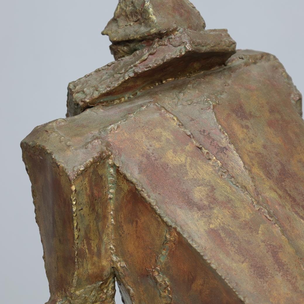 “Starke Jâan” Sculpture in Welded Steel by Louk van Meurs, Netherlands, c. 1970s For Sale 4