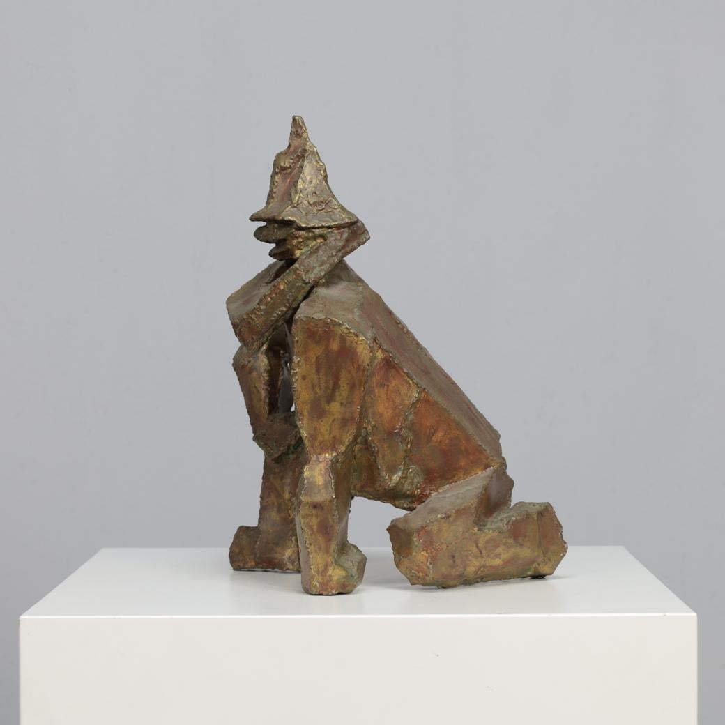 Other “Starke Jâan” Sculpture in Welded Steel by Louk van Meurs, Netherlands, c. 1970s For Sale