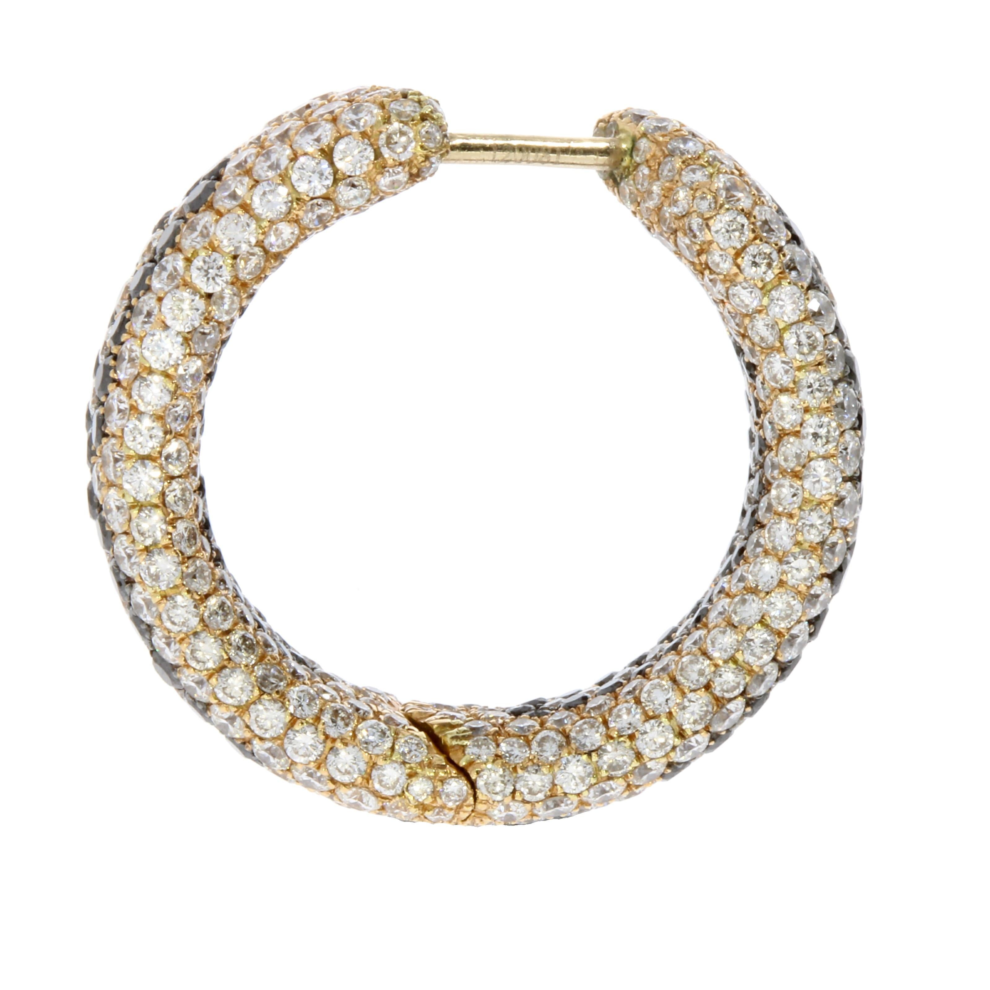 white gold infinity hoop earrings