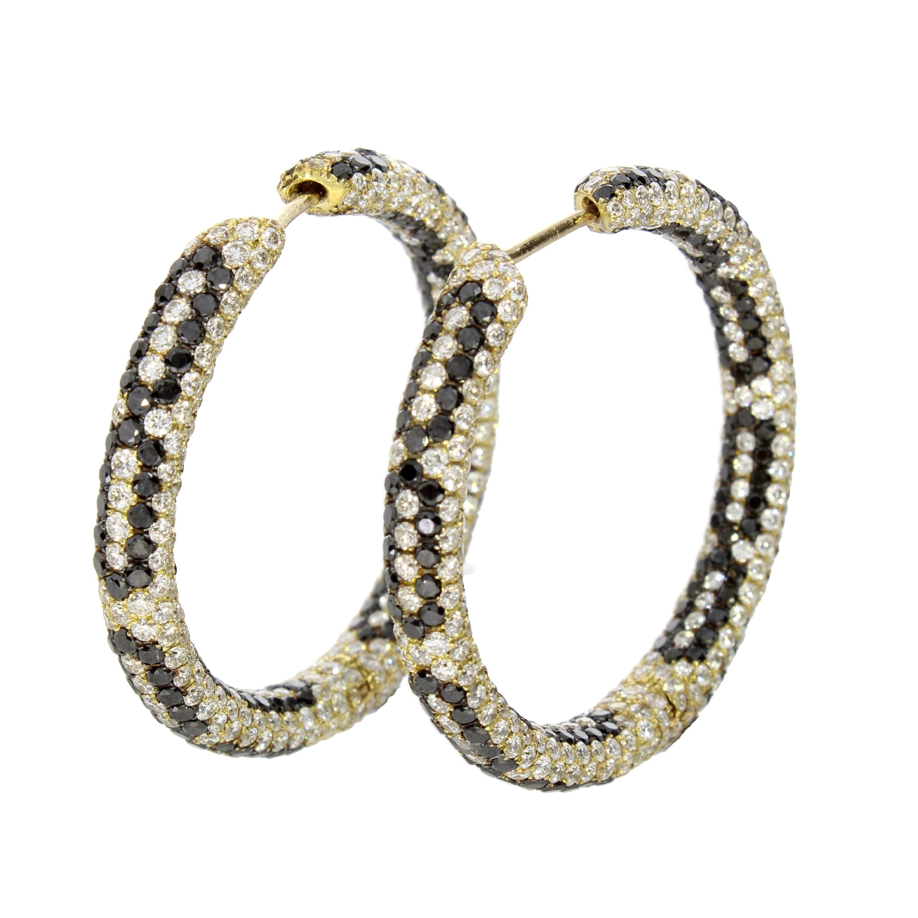 white gold infinity hoop earrings