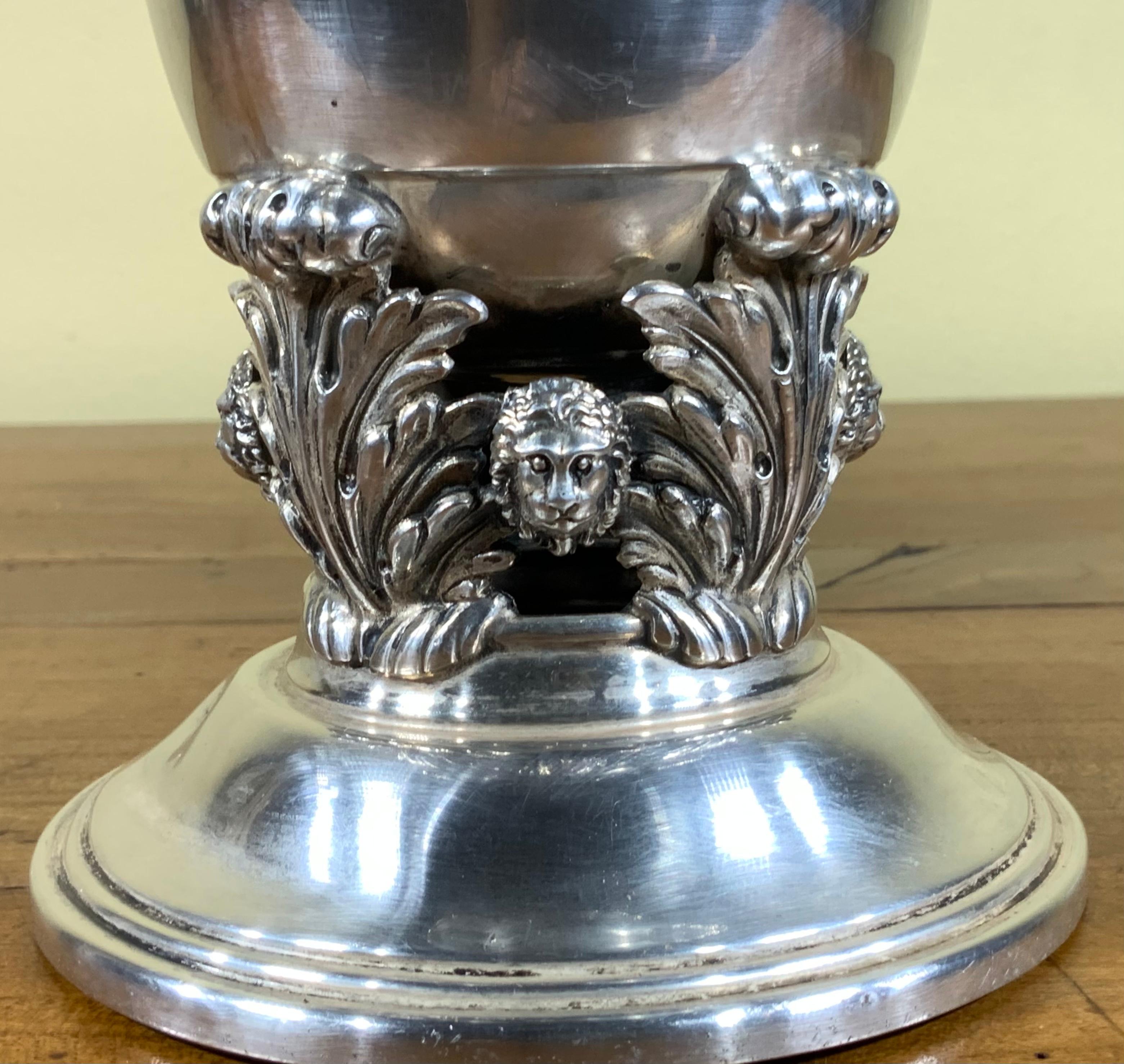 Golf tournament sterling silver cup trophy, made in England.
Mark in the bottom.
Few dents in the bottom and middle , see photo.
Sold as it.