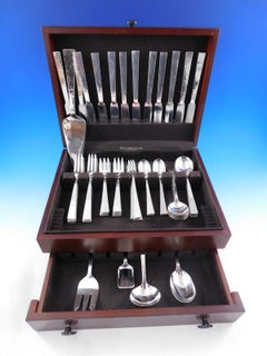 Starlit by Allan Adler Sterling Silver Flatware Set 12 Service 77 pcs Dinner