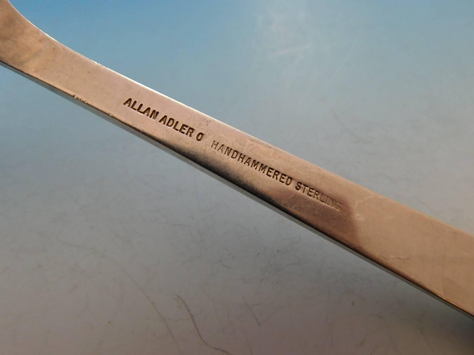 American Starlit by Allan Adler Sterling Silver Flatware Set for 12 Service 83 Pcs Dinner