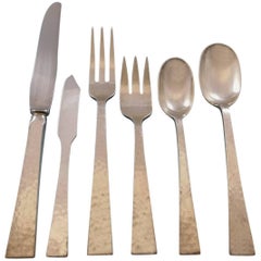 Starlit by Allan Adler Sterling Silver Flatware Set for 12 Service 83 Pcs Dinner
