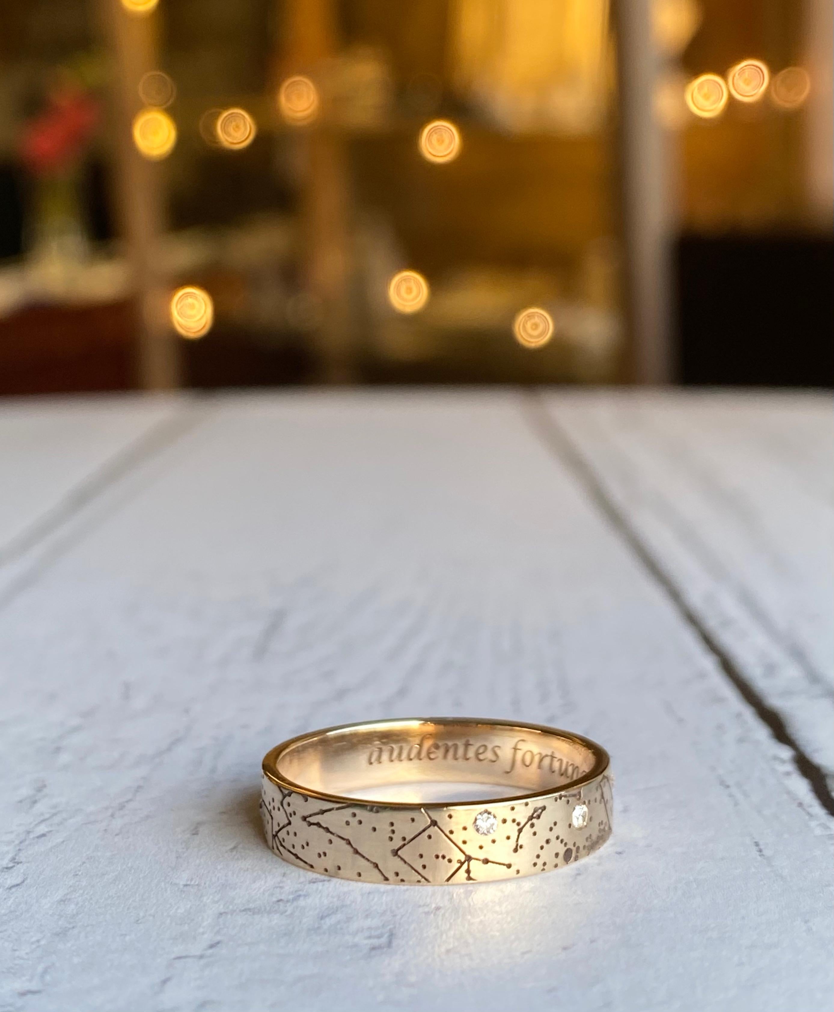 Women's or Men's Starmap rings For Sale