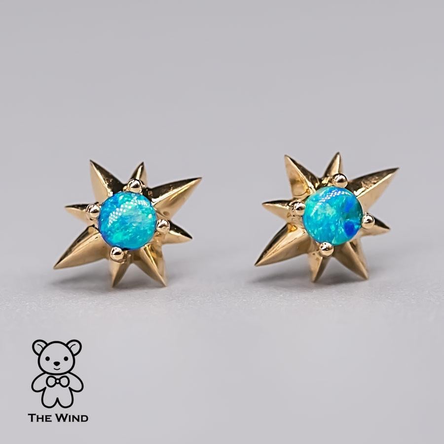 Bellissimi orecchini con perno di opale australiano solido dal design stellato in oro giallo 18 carati.


Spedizione nazionale gratuita USPS di prima classe!  Garanzia limitata di un anno gratuita!  Borsa o scatola regalo in omaggio con ogni