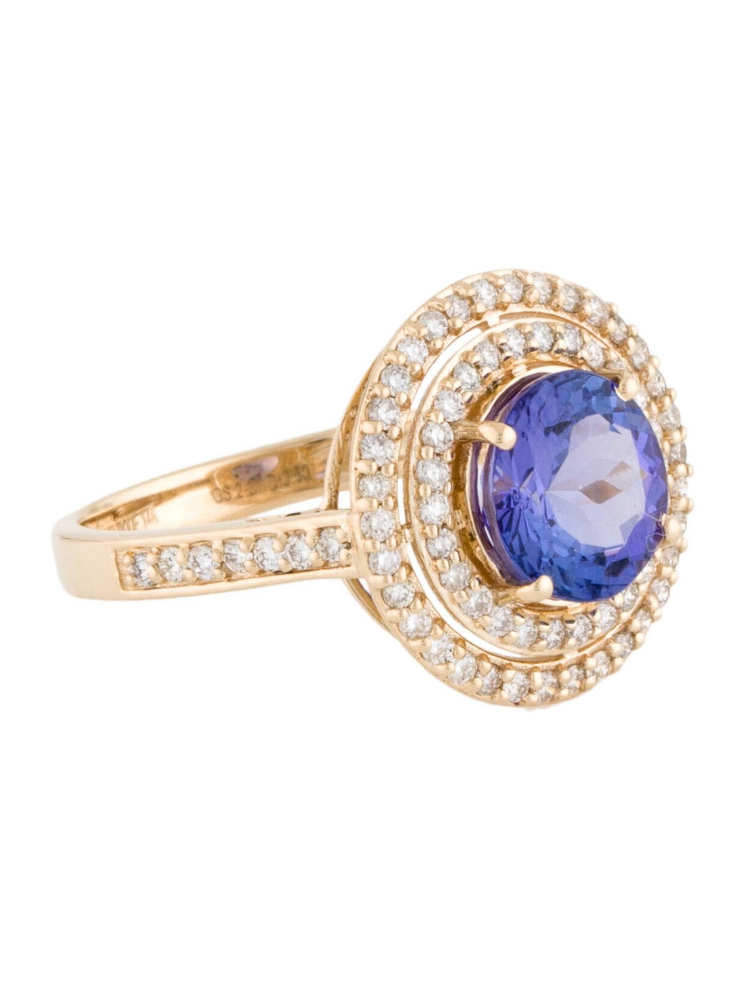 Introducing the Starry Night Tanzanite and Diamond Ring, a mesmerizing masterpiece from our exquisite collection, The Beauty of the Night Sky. This premium ring encapsulates the ethereal allure of the night sky, paying homage to the celestial