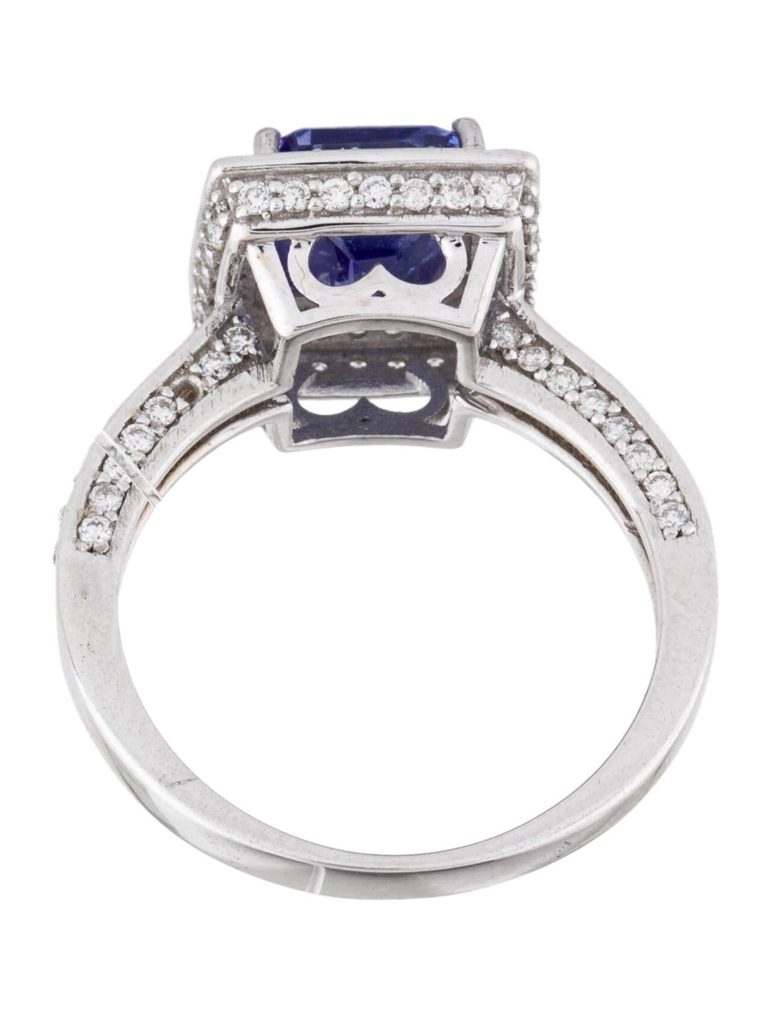 14K Tanzanite & Diamond Cocktail Ring - 2.67ctw - Size 7 - Statement Jewelry In New Condition For Sale In Holtsville, NY