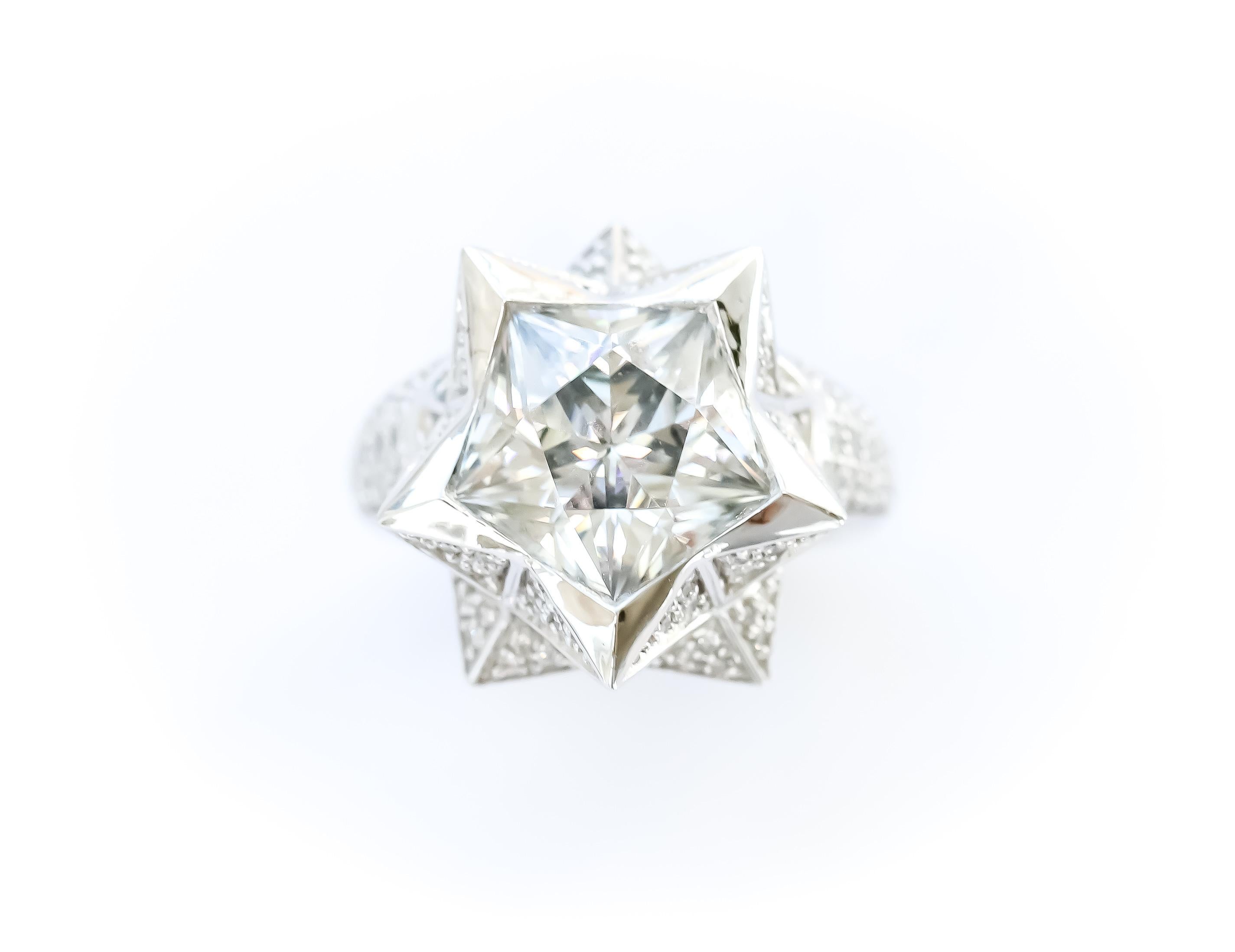 Star Engagement Ring For Sale at 1stDibs star diamond ring, star