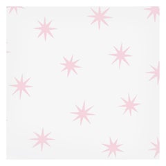 Stars in Baby Pink on Smooth Paper