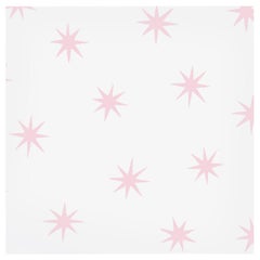 Stars in Baby Pink on Smooth Paper