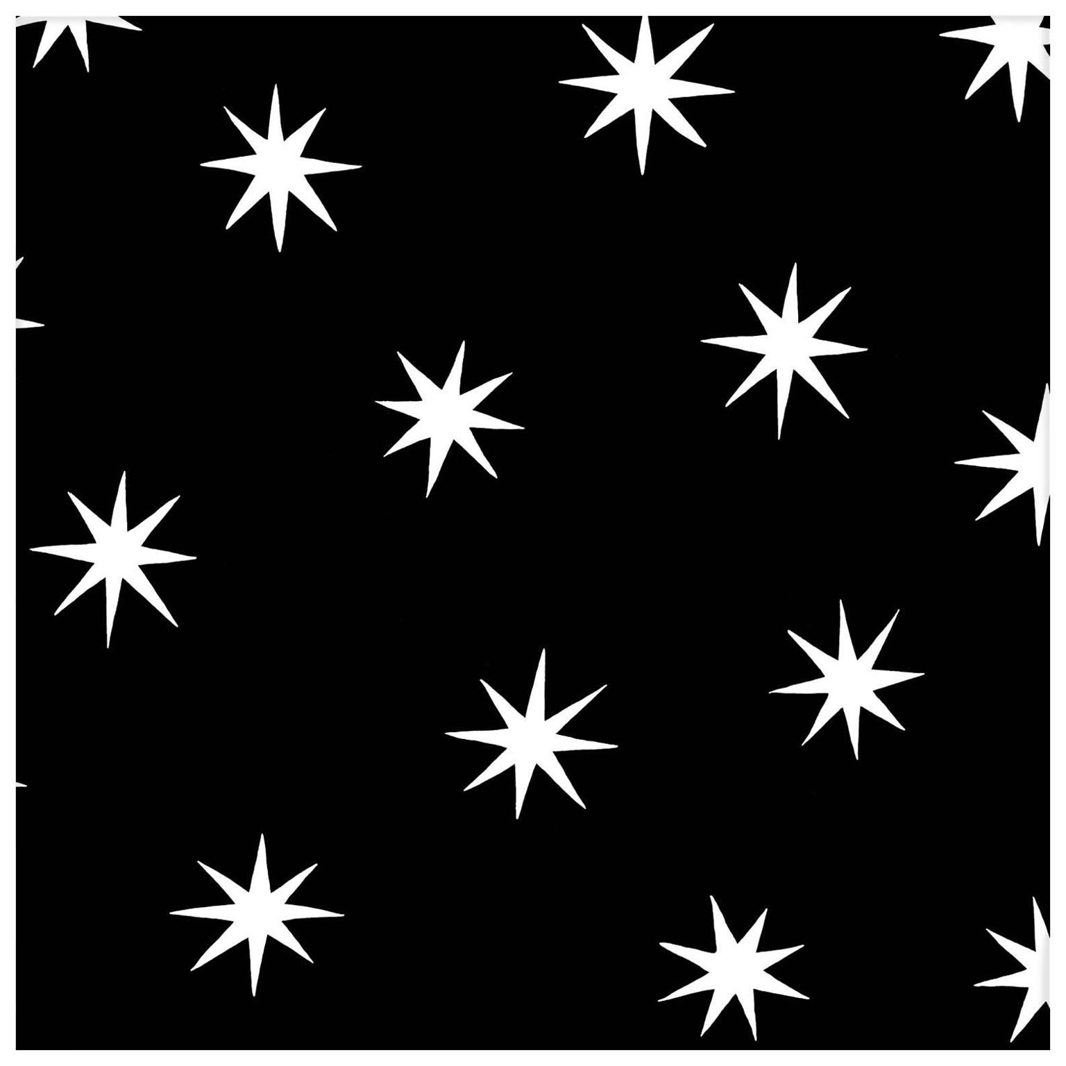 Stars in Black and White on Smooth Paper For Sale