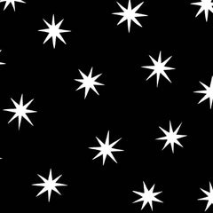 Stars in Black and White on Smooth Paper