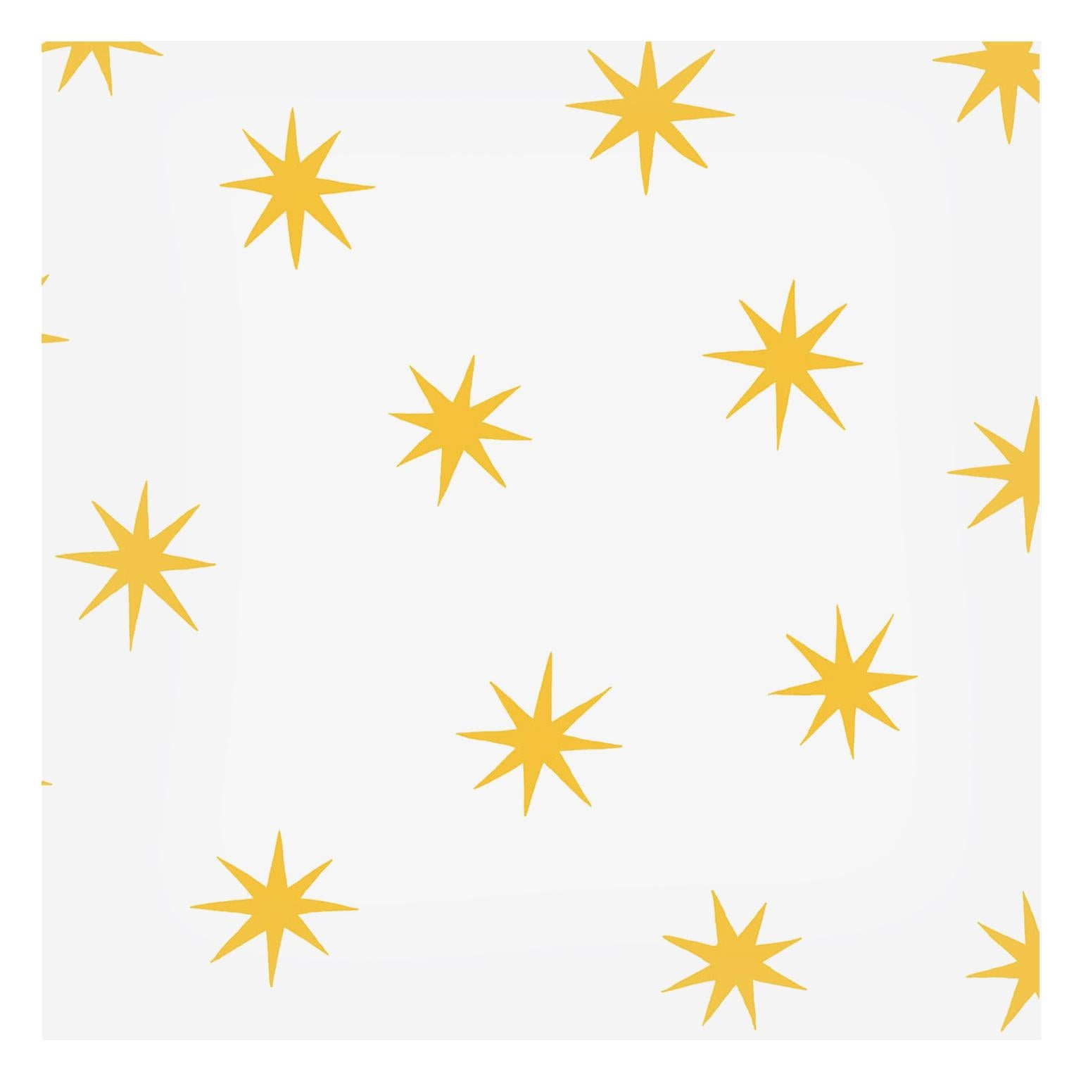Stars in Gold on Smooth Paper For Sale
