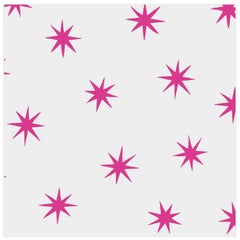 Stars in Magenta on Smooth Paper