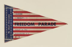 Stars & Stripe Pennant from the March on Washington, August 28, 1963