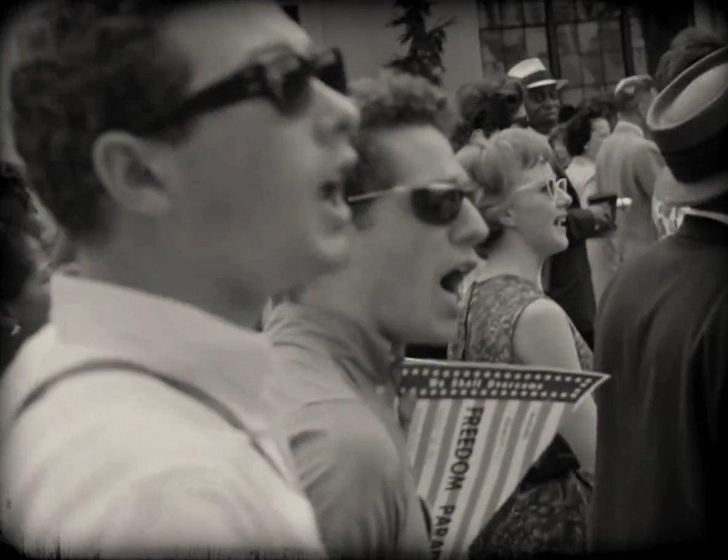 Carta Pennant a stelle e strisce della Marcia su Washington del 28 agosto 1963 in vendita