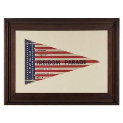 Vintage Stars & Stripe Pennant from the March on Washington, August 28, 1963
