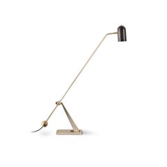 Stasis Floor Light, Brass + Bronze by Bert Frank
