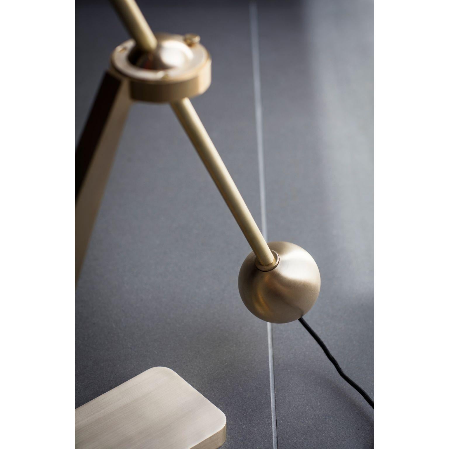 Stehlampe „Stasis“ aus Messing + Kupfer von Bert Frank (Moderne) im Angebot
