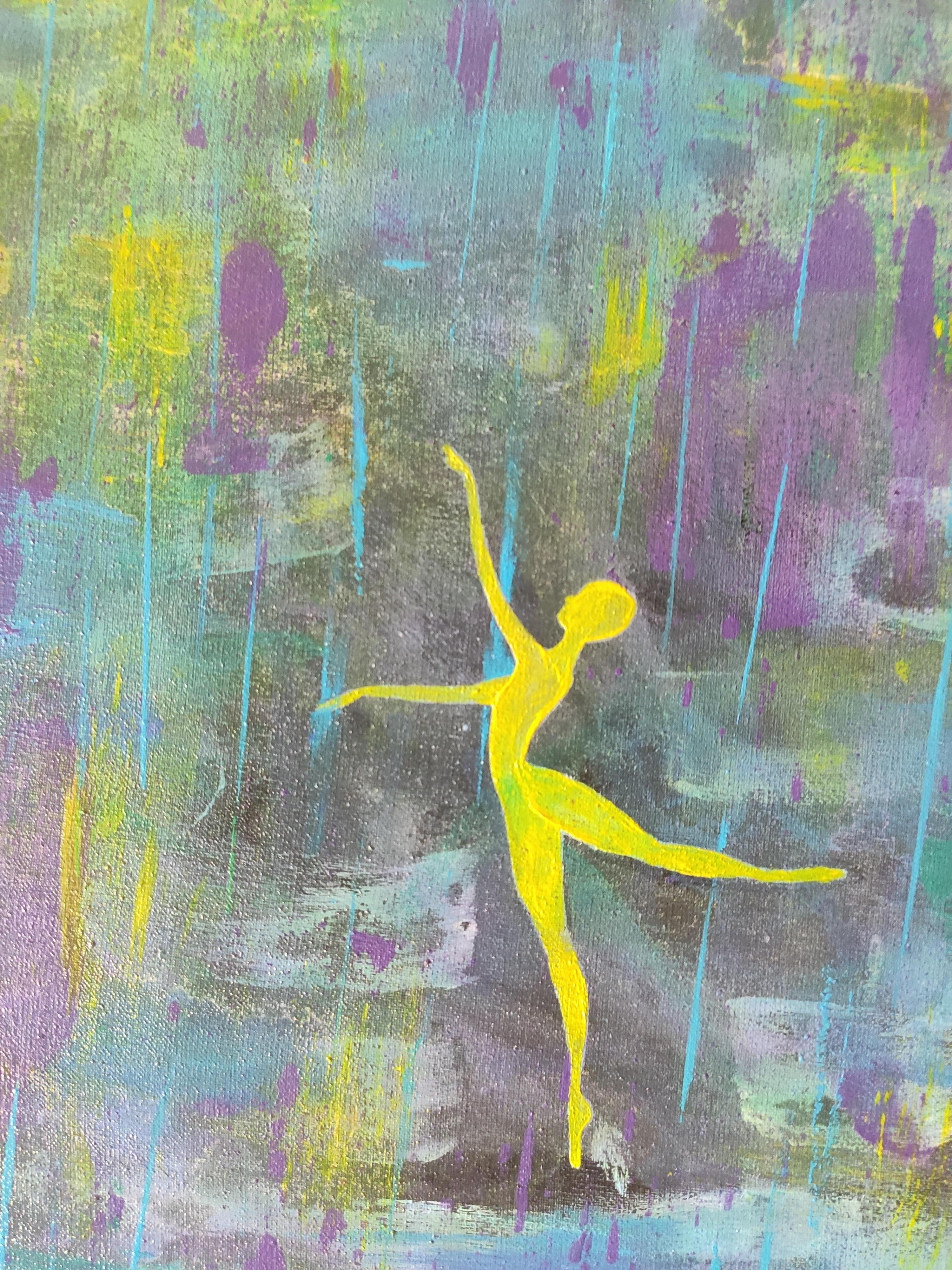 CHEERFULNESS. Original Painting by Stasy Vo For Sale 6