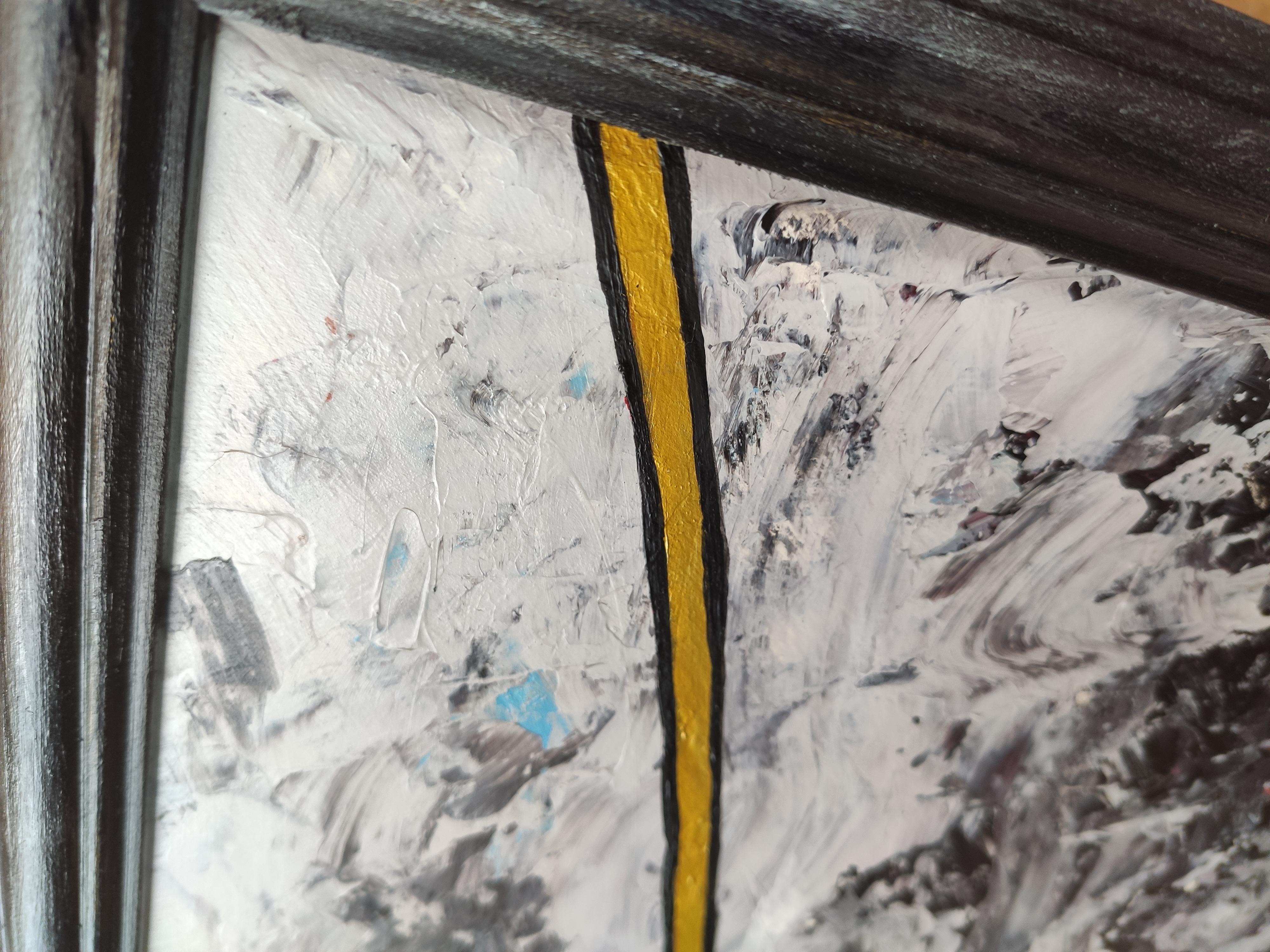 DONNA CHE MANOVRA. Pittura originale di Stasy Vo in vendita 3
