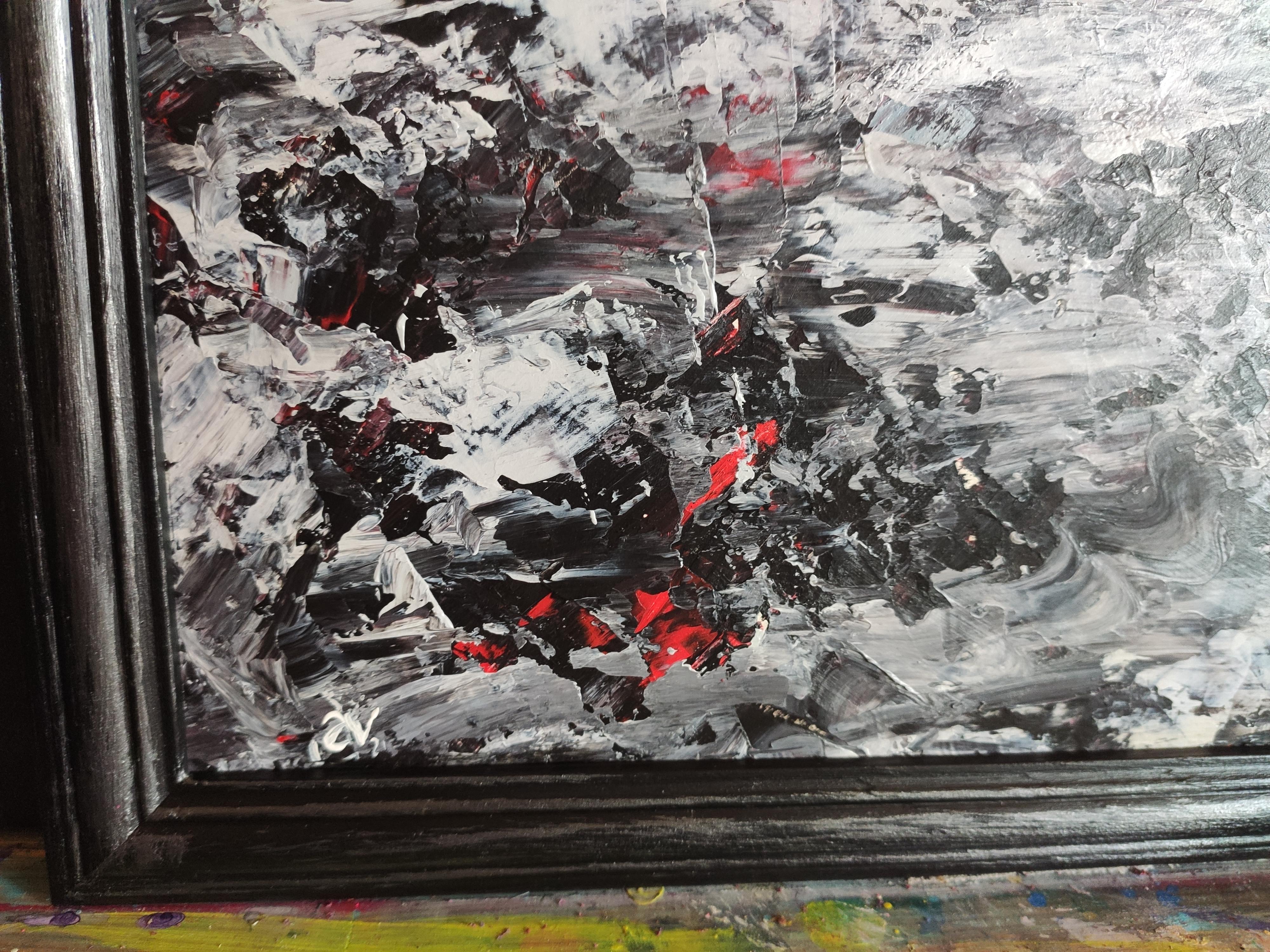 DONNA CHE MANOVRA. Pittura originale di Stasy Vo in vendita 7