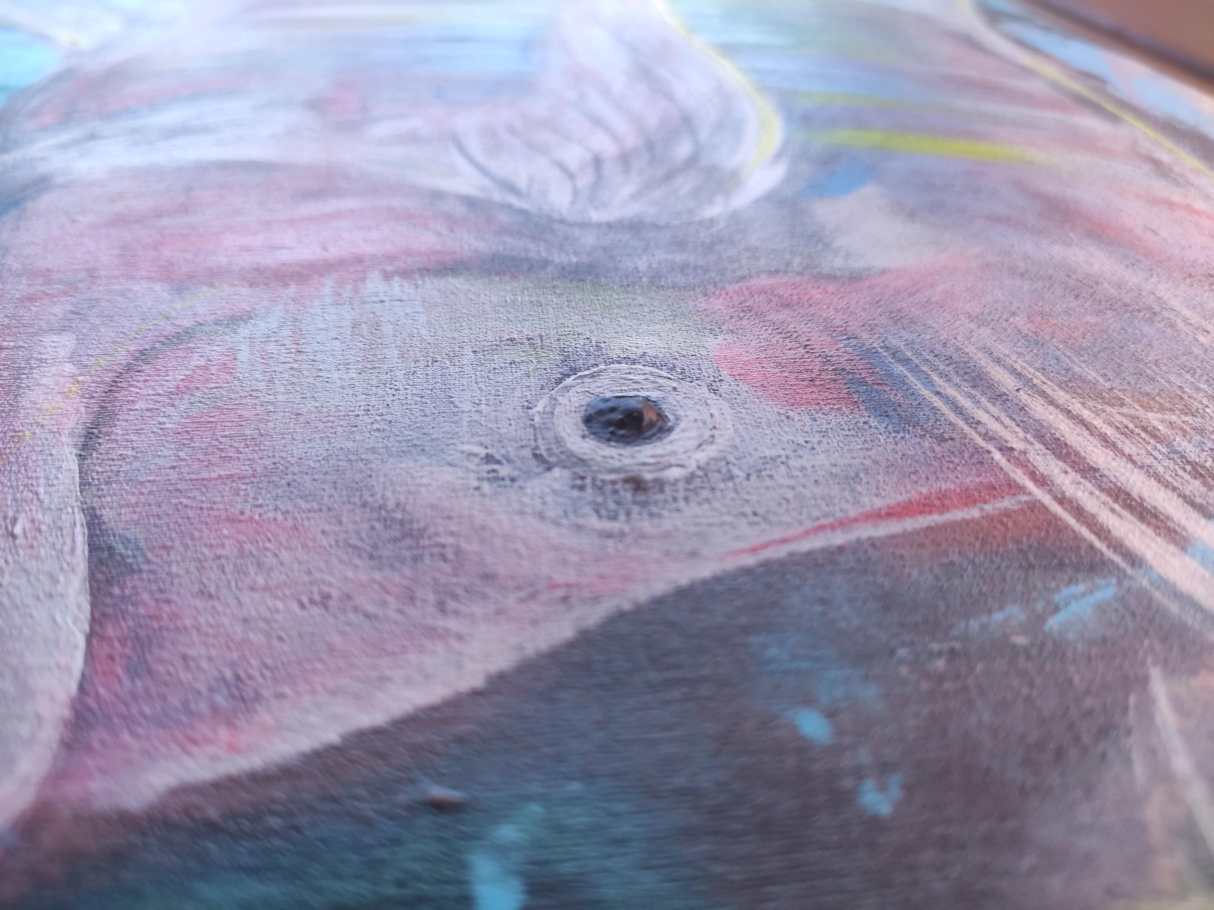 SELENE VOMER. Pittura originale di Stasy Vo in vendita 1
