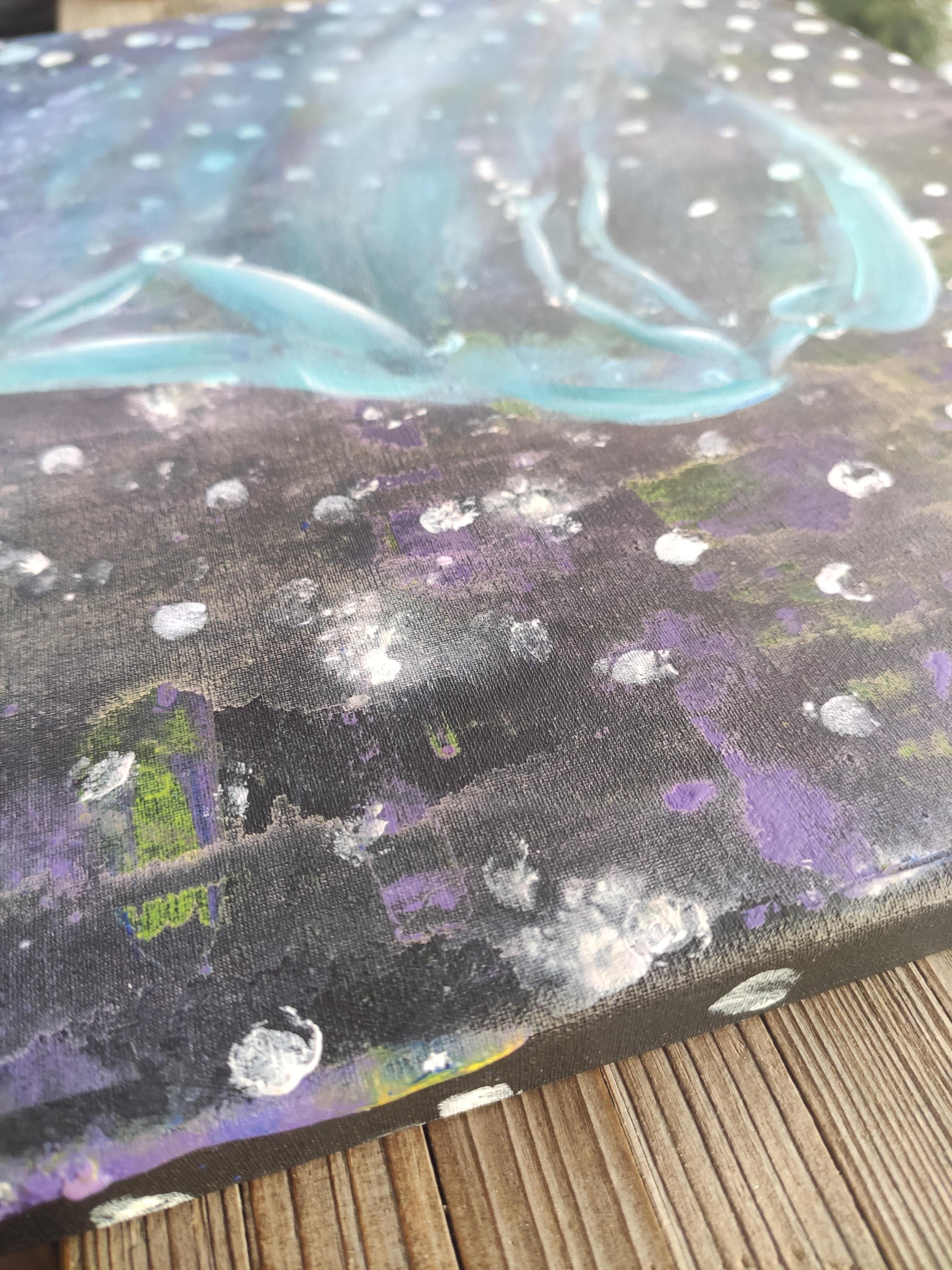 DANZA DEL FLUJO DE NIEVE. Pintura original de Stasy Vo en venta 1