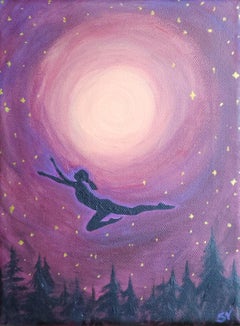 Notte stellata. Pittura originale di Stasy Vo