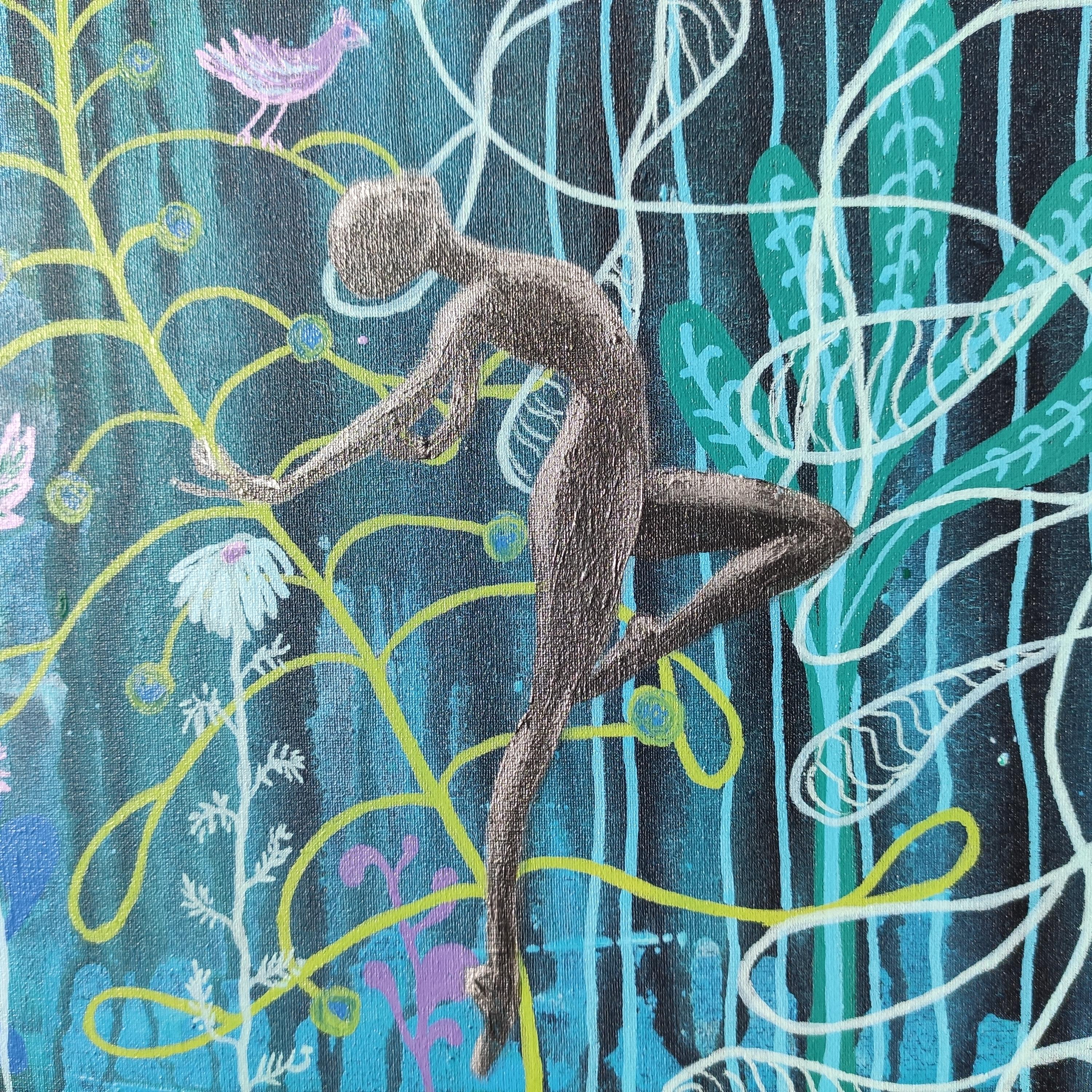 Woman is a Fairy. Original Painting by Stasy Vo For Sale 9