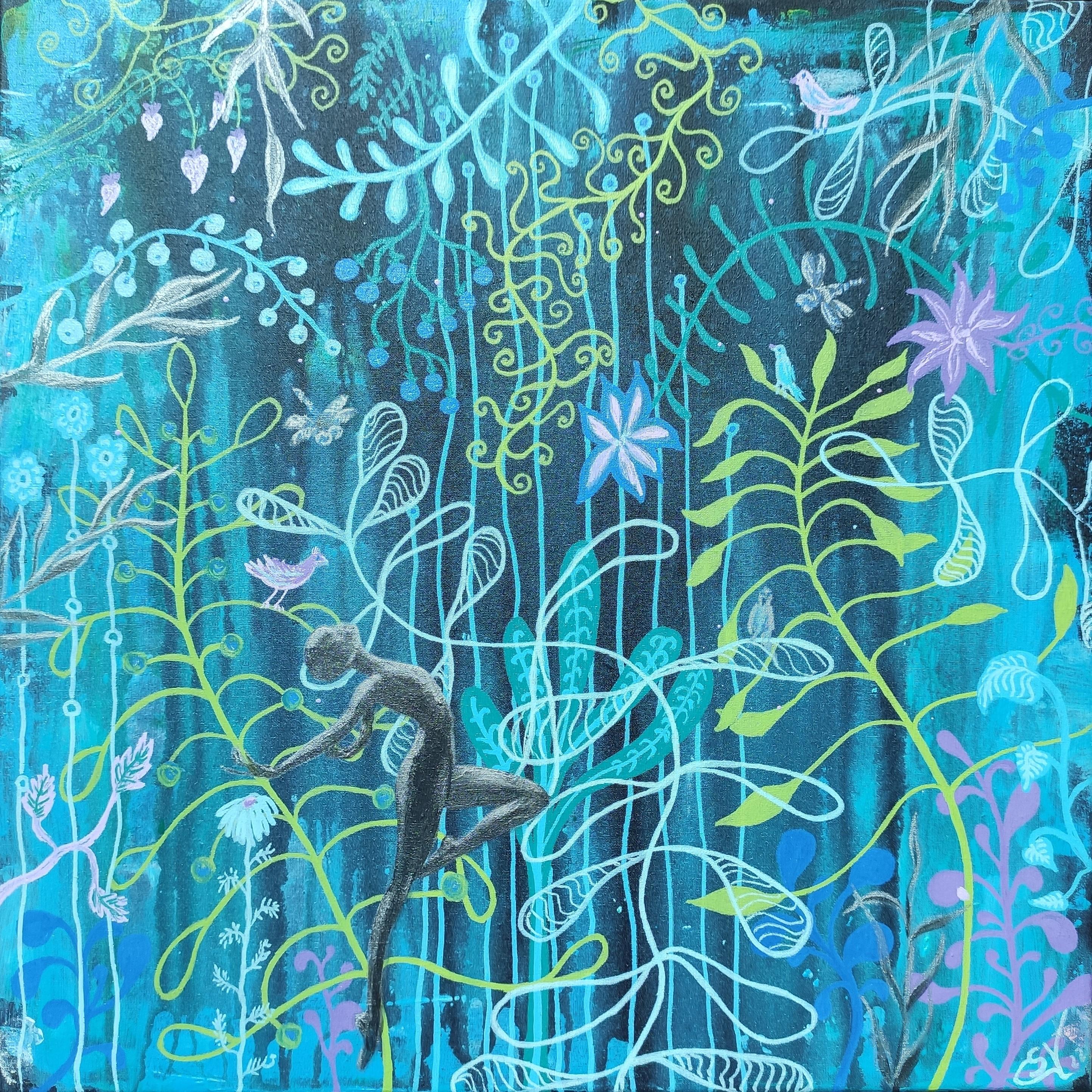 Woman is a Fairy. Original Painting by Stasy Vo For Sale 10