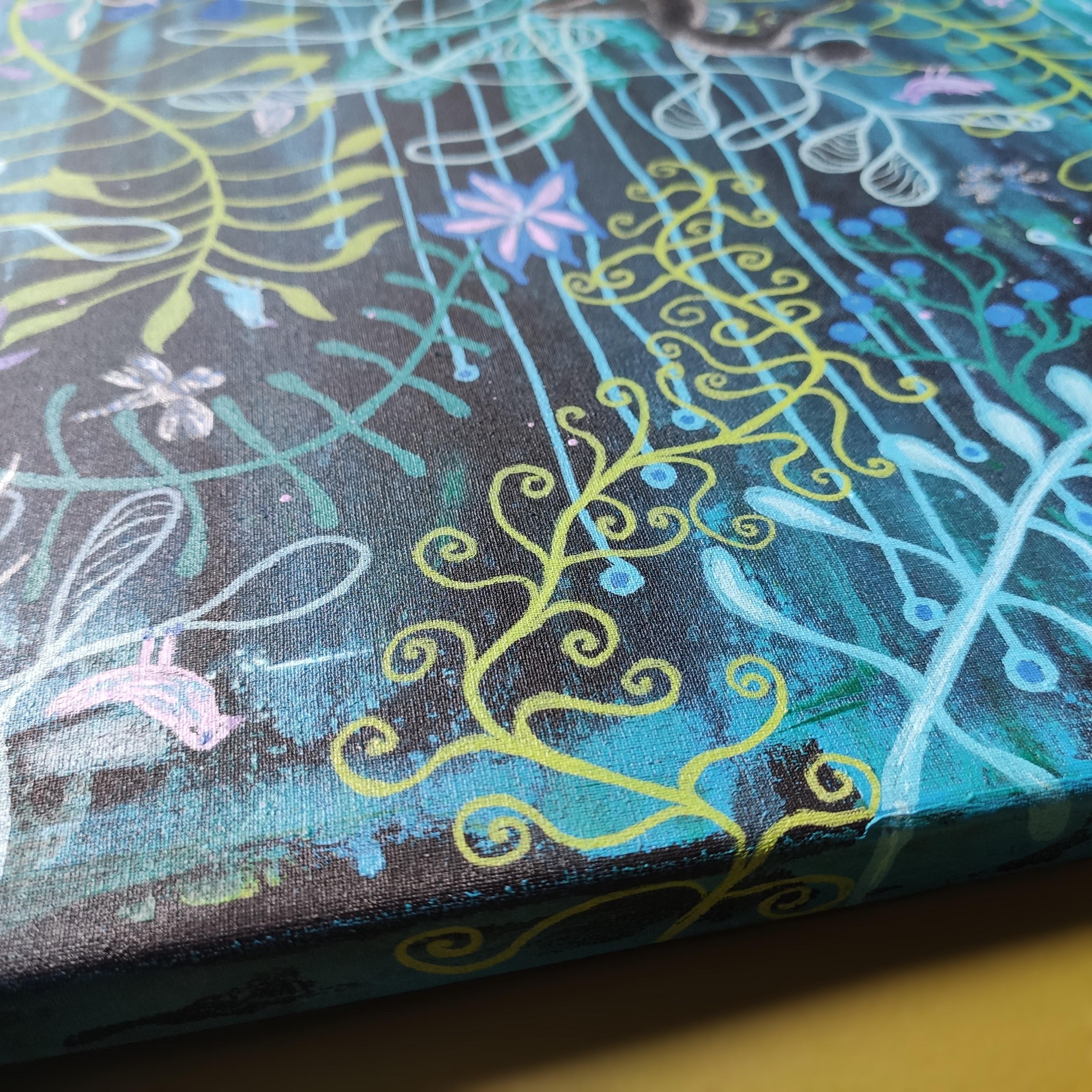 Woman is a Fairy. Original Painting by Stasy Vo For Sale 2