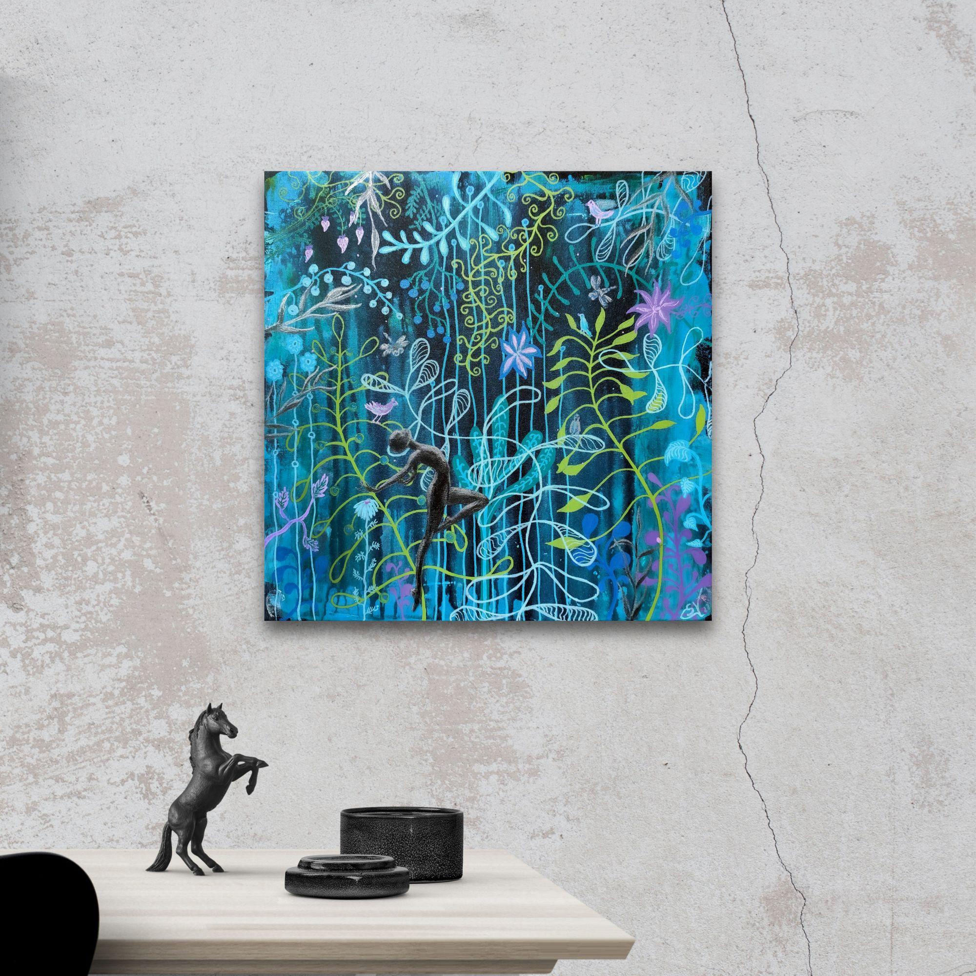Woman is a Fairy. Original Painting by Stasy Vo For Sale 3