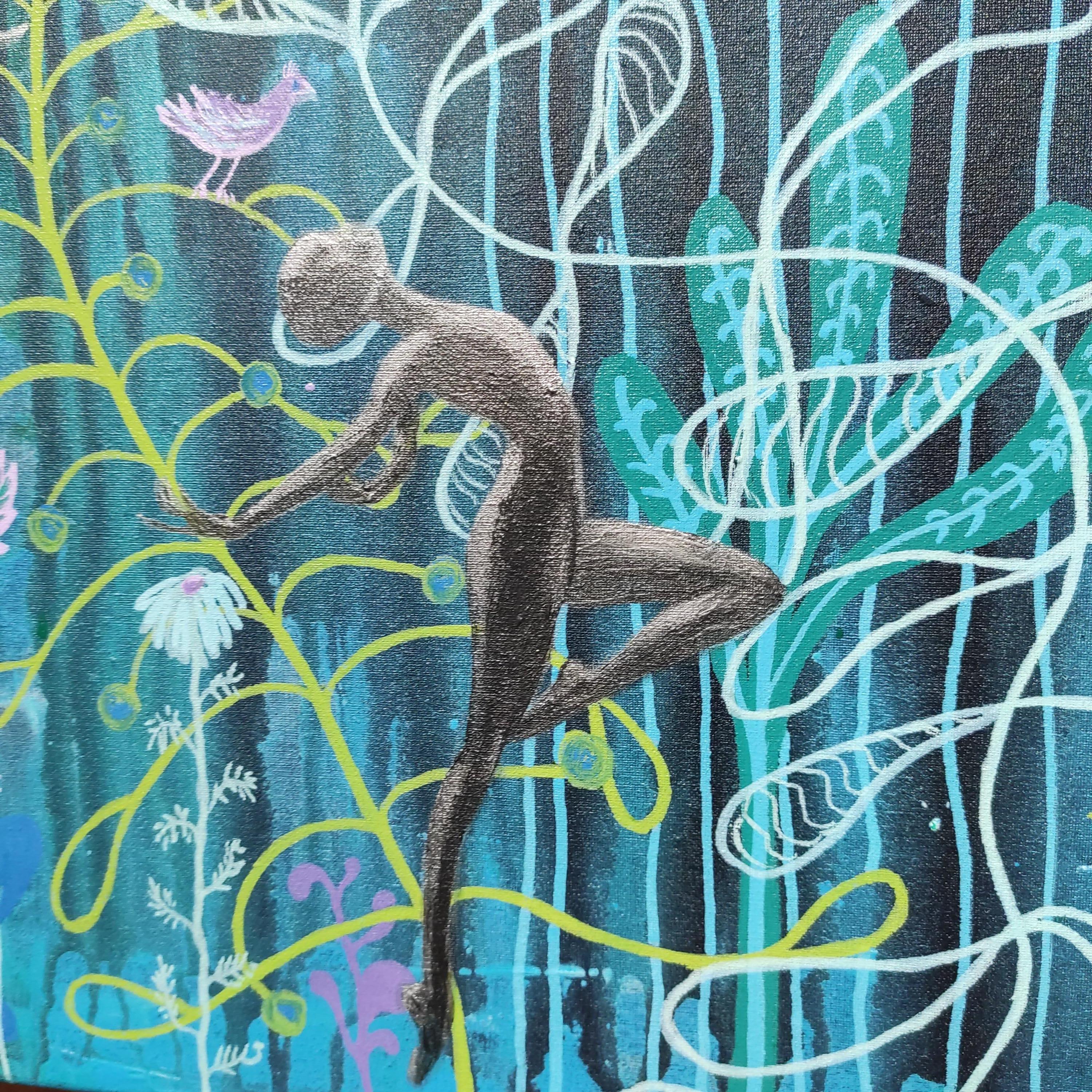 Woman is a Fairy. Original Painting by Stasy Vo For Sale 7