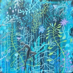 Woman is a Fairy. Original Painting by Stasy Vo