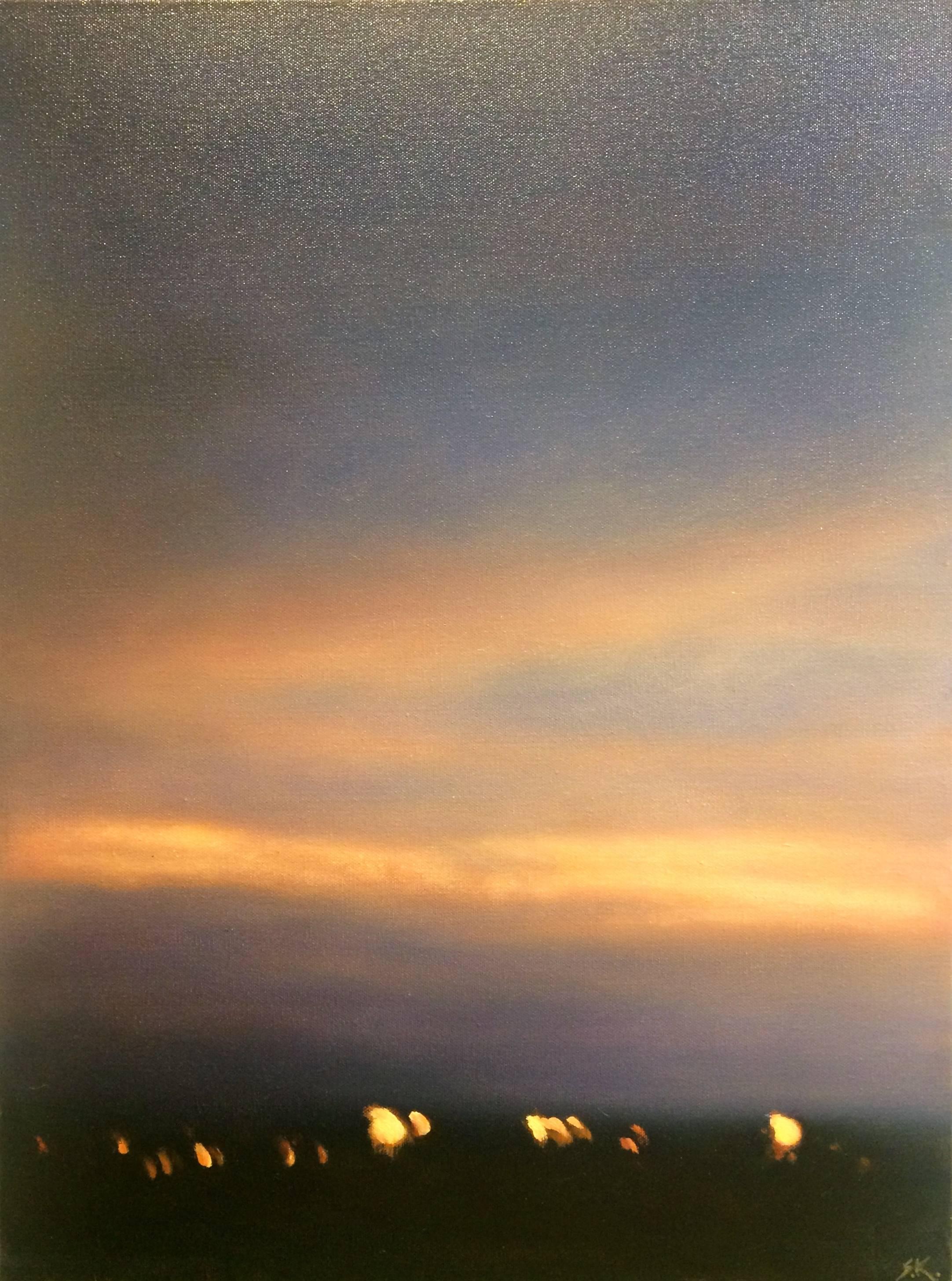 Staszek Kotowski Landscape Painting - American Evening