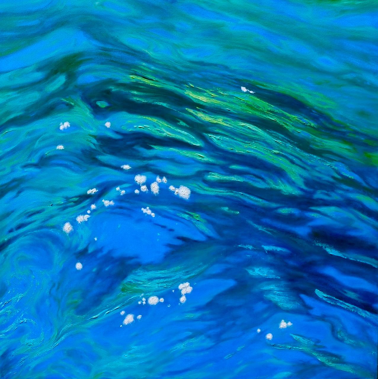 Fluss 28 Blau Abstrakt
Verso signiert und Initialen des Künstlers vorne rechts.
Staszek Kotowski studierte von 1979 bis 1985 an der Akademie der Schönen Künste in Warschau. 
Nach seinem Master-Abschluss in Bildender Kunst lehrte er dort vier Jahre