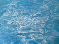 Huile abstraite River 30