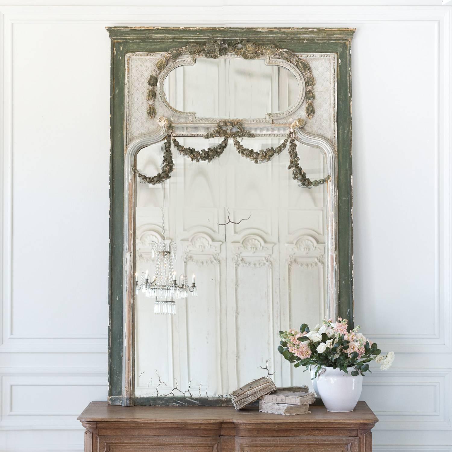 Early 19th Century Stately Antique Louis XVI Mirror