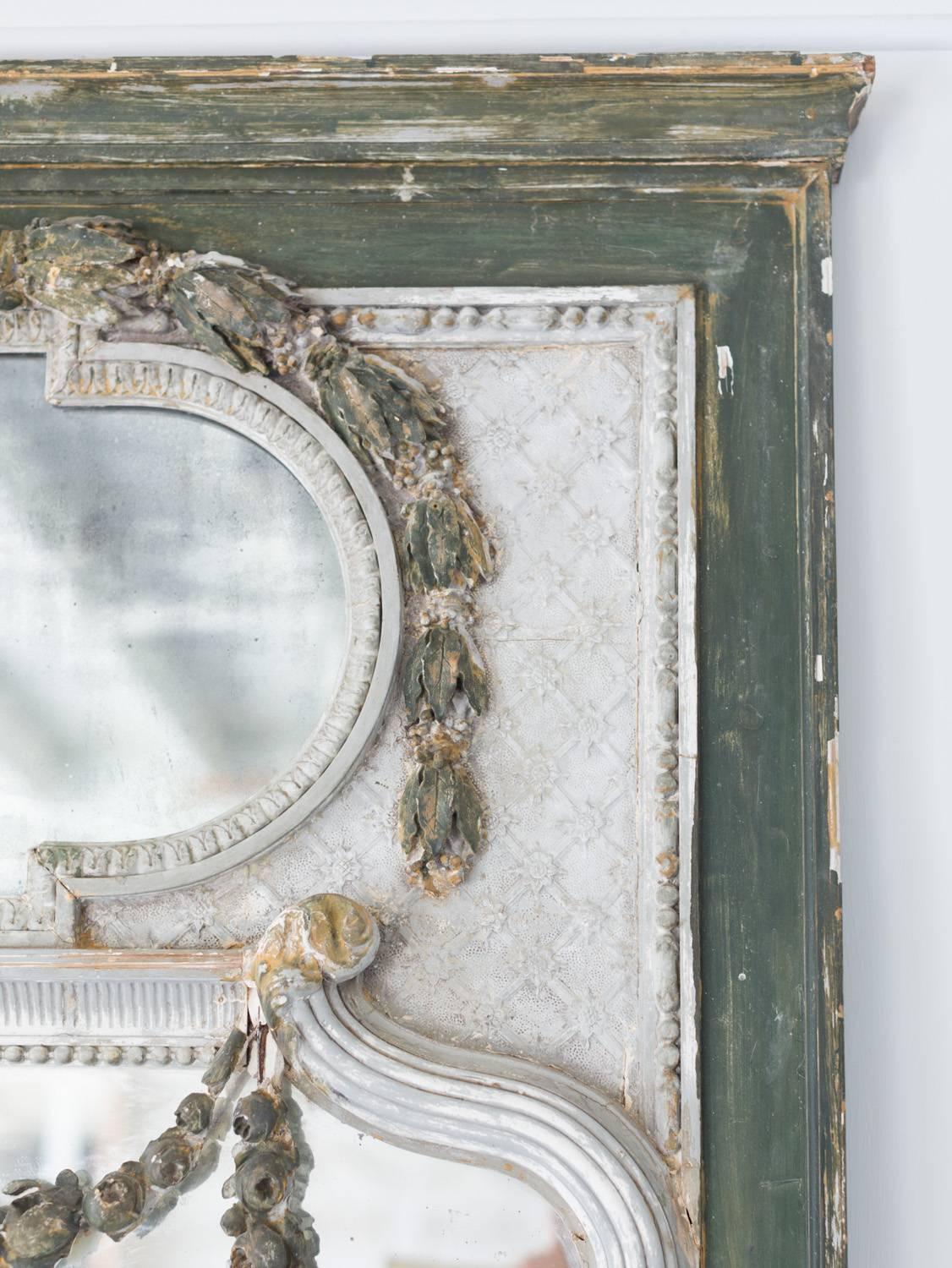 Stately Antique Louis XVI Mirror 1